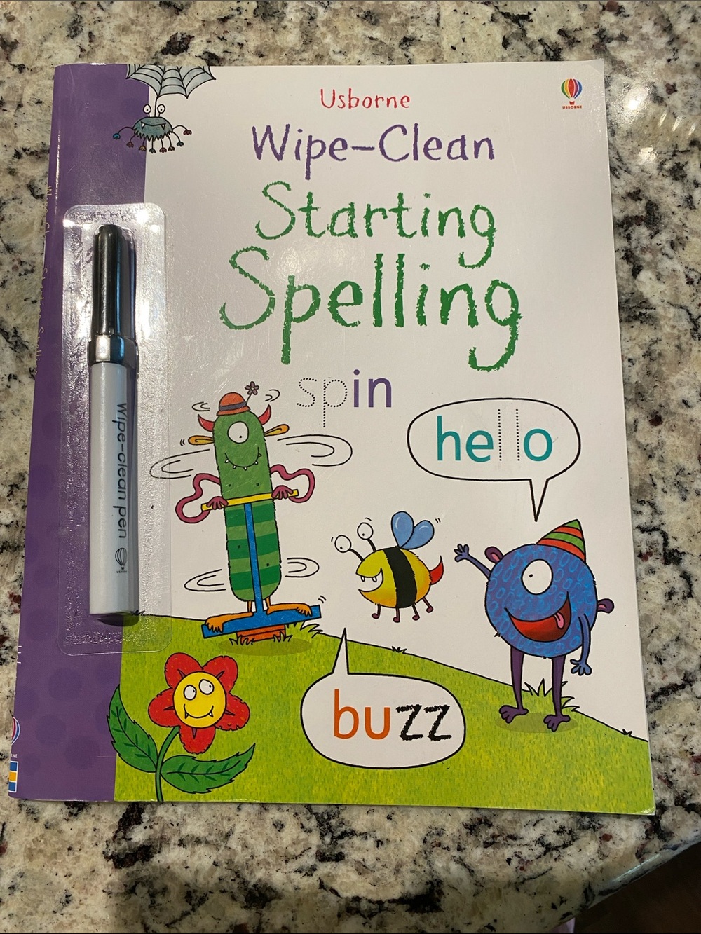Usborne Wipe-Clean Starting Spelling Book